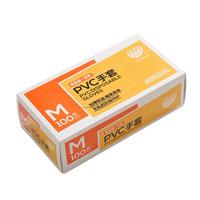 易优家一次性pvc手套烘焙揉面食品级厨房做饭防粘家务洗碗M号