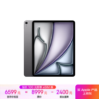 苹果 Apple iPad Air 6 2024款 M2版 13英寸 平板电脑 无线局域网机型 512GB 深空灰色
