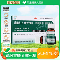 普安康 宣肺止嗽合剂20ml*6支咳水发热鼻塞流涕肺炎气管炎咳嗽药