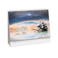 台历2026年创意简约办公月历桌面摆件可爱小日历本计划本打卡每日ins风蛇年日历工作记事台历本印刷logo