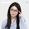 mikibobo 近视眼镜配镜 全框百搭  M7165款-摩卡棕