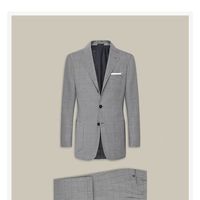 Kiton 男士三粒扣羊毛奢雅商务休闲西装套装