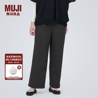 MUJI 無印良品 女式抽褶宽版裤 BE1PTC3A
