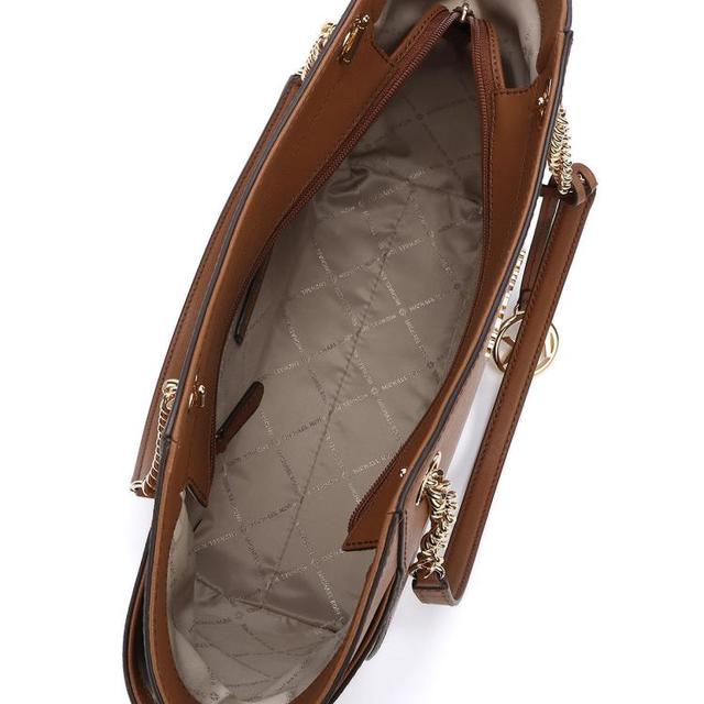 MICHAEL KORS 迈克·科尔斯 MK 女士Jet Set纯色单肩托特包 棕色