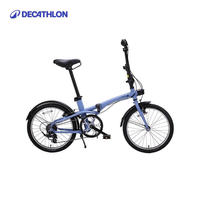 DECATHLON 迪卡侬 自行车Fold500折叠自行车通勤单车20寸-4872243 升级款Fold500蓝色
