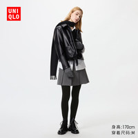 优衣库女装HEATTECH连裤袜/保暖衣打底裤480737 09 黑色 M /160/84