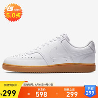 NIKE 耐克 男子休闲鞋 COURT VISION 运动鞋CD5463-105白 44
