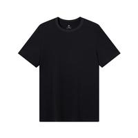 京东京造 t恤男短袖男士t恤男白小T送高端 黑色 M