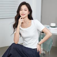 ESE-Y 逸阳 清爽女士t恤短袖2025年夏季薄款柔软短袖女