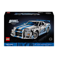 LEGO 乐高 积木拼装机械组系列42210 尼桑天际线GTR R34 男孩玩具生日礼物