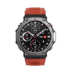 跃我 华米 T-Rex 3 熔岩红 48mm 智能手表 户外运动骑行登山 实时导航成人 适用IOS安卓 男女表