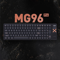 IQUNIX MG65系列矮轴机械键盘无线三模适配Mac平板办公超薄游戏 MG96 Pro 夜游黑 轻羽轴