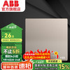 ABB 开关插座面板 轩致系列 无框86型朝霞金曲面\平面开关 单开单控 曲面