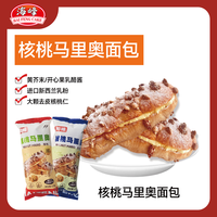 海峰 核桃马里奥面包720g 开心果酱*3袋+黄芥末酱*3袋