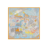 上海故事2025季桑蚕丝巾真丝印花方巾女长辈礼盒装