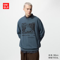 优衣库男装/男女同款亲子UT Pokémon卫衣长袖宝可梦卡比兽481069 67 海蓝色 M /170/92A