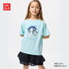 UNIQLO 优衣库 童装女童UT POP MART印花短袖T恤泡泡玛特浮息错474763 50 浅绿色 110