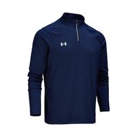 安德玛运动服男女半高领拉链休闲速干长袖T恤训练服上衣 藏蓝色 2XL (体重180-200斤）