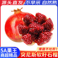 移动端、京东百亿补贴：御京鲜 软籽突尼斯石榴   5斤精选装 单果4两+ 礼盒装
