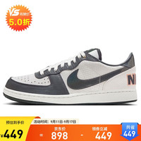 NIKE 耐克 休闲鞋男板鞋缓震TERMINATOR运动鞋FN9331-191白黑44