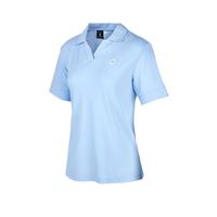 斯凯奇 【出清】小V领POLO衫短袖衫女运动t恤女秋季
