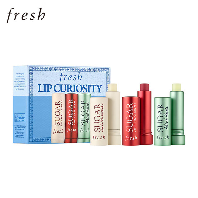 今日必买：fresh 馥蕾诗 澄糖唇部礼盒 三支装润唇膏