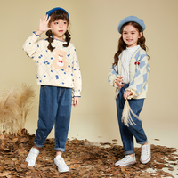 jellybaby 杰里贝比 女童牛仔裤春秋2025新款儿童秋季长裤洋气三岁小童秋装女宝宝裤子