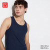 UNIQLO 优衣库 男装/男女同款百变T罗纹背心内搭打底衫T恤内衣475359 475359/69藏青色 L /175/100A