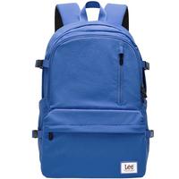 LEE男士双肩包初高中大书包潮流百搭休闲电脑包轻便通勤旅行包 克莱因蓝