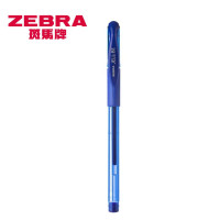 斑马牌 子弹头签字笔走珠水性笔 蓝色 5支装