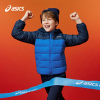 88VIP：亚瑟士 童装25年冬季中大童三防轻薄羽绒服外套保暖运动百搭