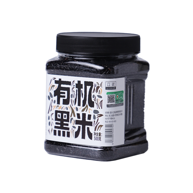 立家 ROCM 有机黑米 500g 新货饱满黑亮