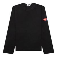 COMME des GARÇONSCOMME DES GARCONS 川久保玲CDG play夏季春秋运动潮流女长袖t恤黑色XS