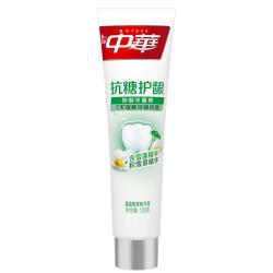 中华牙膏 抗糖护龈牙膏 晨露青草味 120g