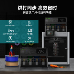 三绿 3D打印耗材加热器AMS-Heater 拓竹焕密封防潮适配多种线盘耗材PLA PETG可监测温度湿度3d打印耗材