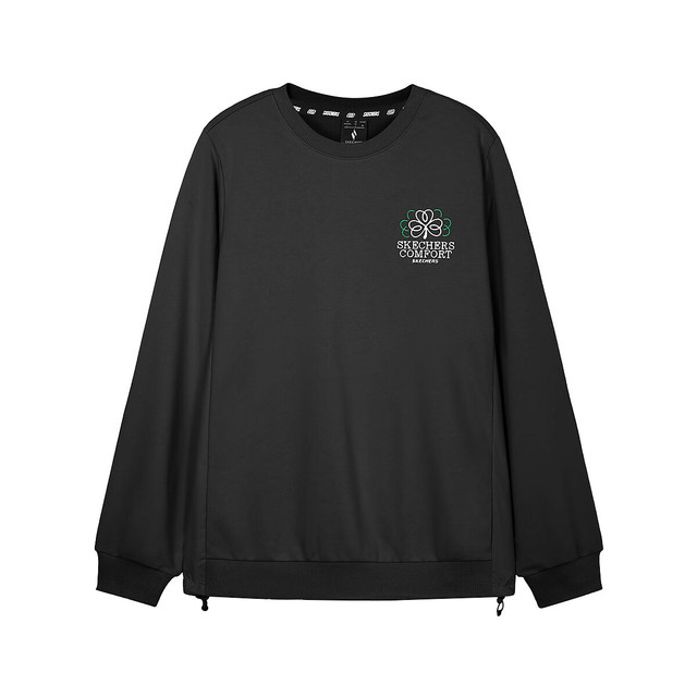 斯凯奇 精致绣花LOGO 女款运动卫衣 0018