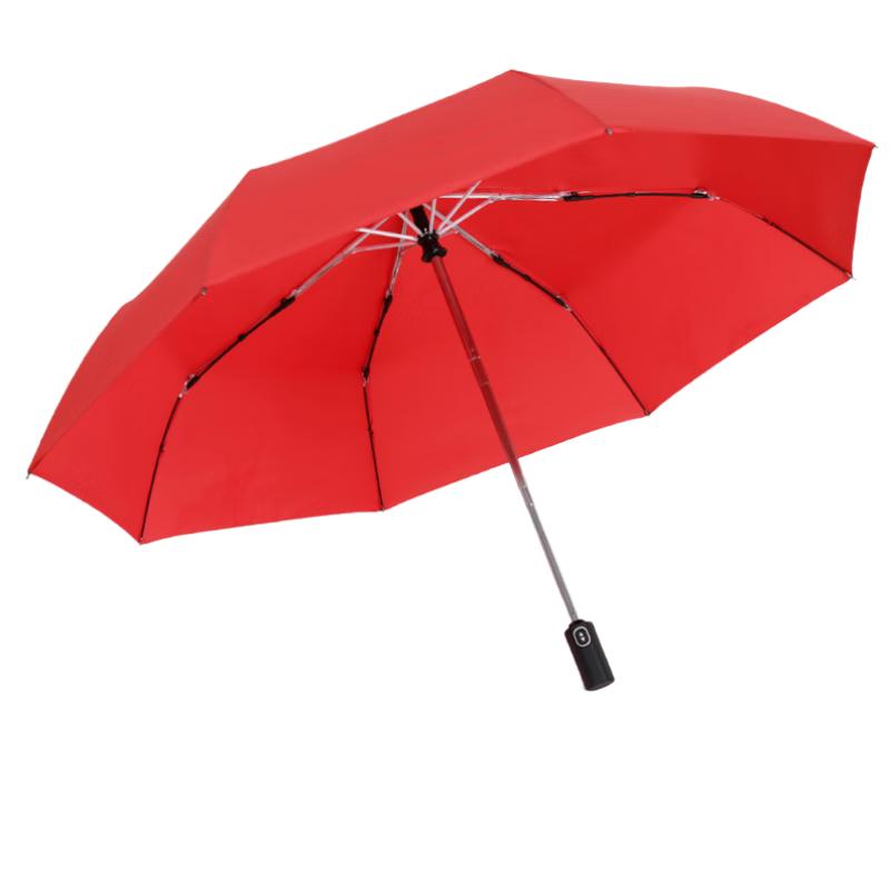 C'mon全自动雨伞三折防风加固男士商务折叠自动伞