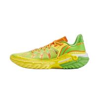 李宁 LI-NING桀骜2 角蛙丨篮球鞋男鞋2025轻量透气外场运动鞋ABFV013 亮光黄/浅柳绿-8 42