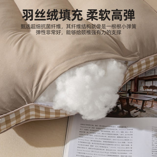 分区舒睡枕头护颈椎助睡眠家用枕芯一对套装单人男女宿舍