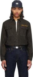 RRL Denim Shirt l码，牛仔衬衫
