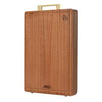 爱仕达（ASD）切菜板实木砧板百年龄乌檀木抗菌防霉加大加厚家用案板45*30*2.5 【大号】乌檀木45*30*2.5cm