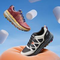  SKECHERS/斯凯奇 厚实轻便 男士跑步鞋  青少年,青年,中年,中老年