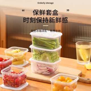 冷冻收纳盒冰箱冻肉分装食品级保鲜盒食物水果塑料分格小盒子