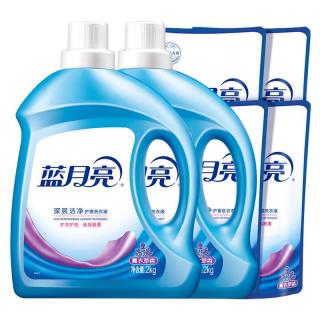 蓝月亮 洗衣液深层洁净套装 洁净16斤套装 赠送两斤柔顺 到手18斤