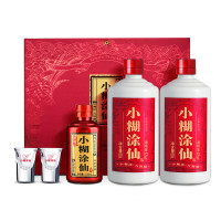 今日必买：小糊涂仙 浓香型白酒 52度 500ml*2瓶+100ml典藏小酒