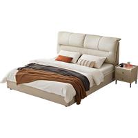 林氏家居 BC517 布艺双人床 1.8*2.0 贝母白