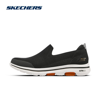 skechers斯凯奇一脚蹬男健步鞋秋季鞋子男鞋网面运动鞋懒人休闲鞋
