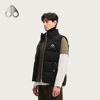 Moose Knuckles【秋冬】 男士鹅绒宽松小剪刀羽绒马甲 黑色 S