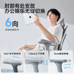 护童 E1 人体工学电脑椅 云烟