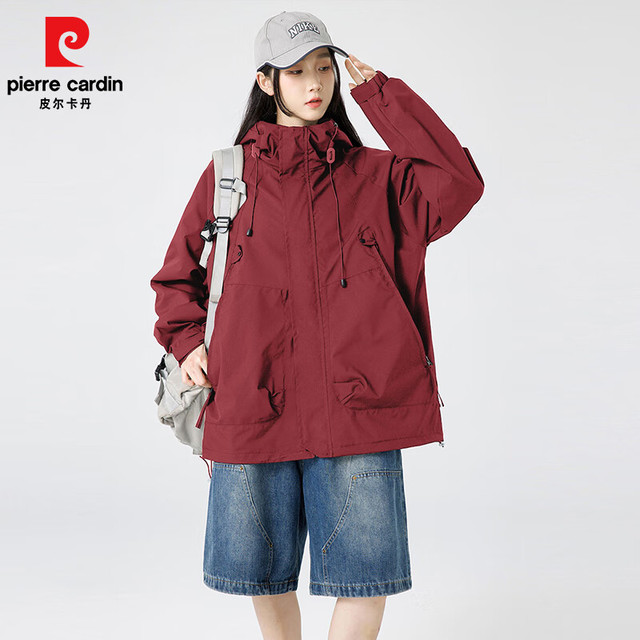 皮尔·卡丹 男女款三防冲锋衣外套